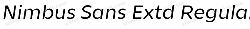 Nimbus Sans Extd Regular字体转换